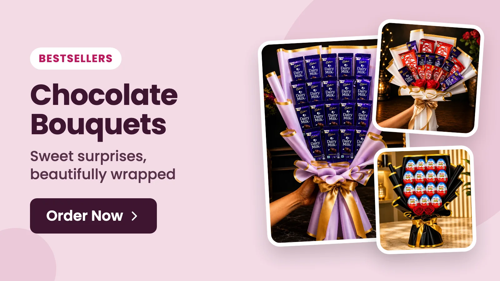 Chocolate bouquets