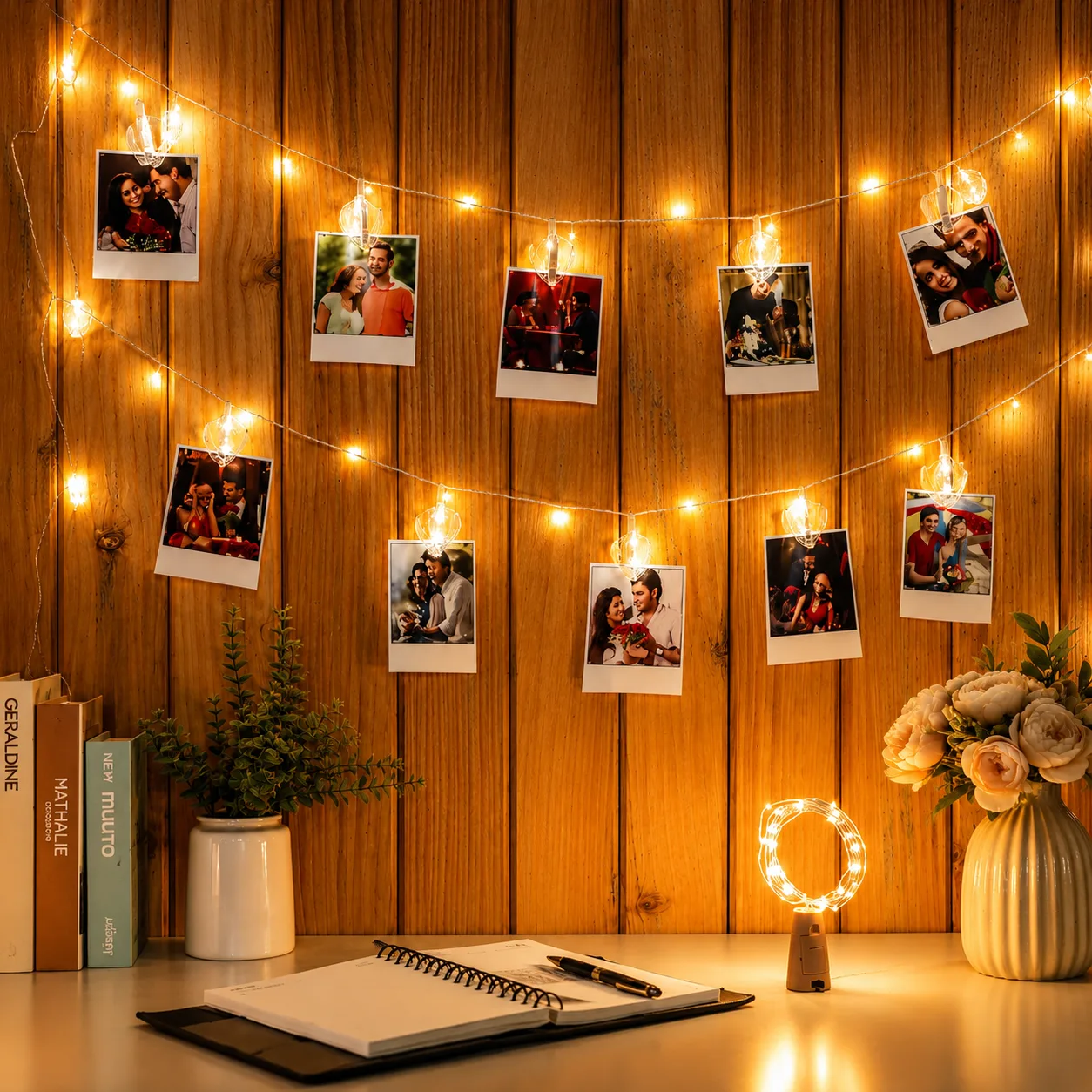 Polaroid with Stand/Clip/Light