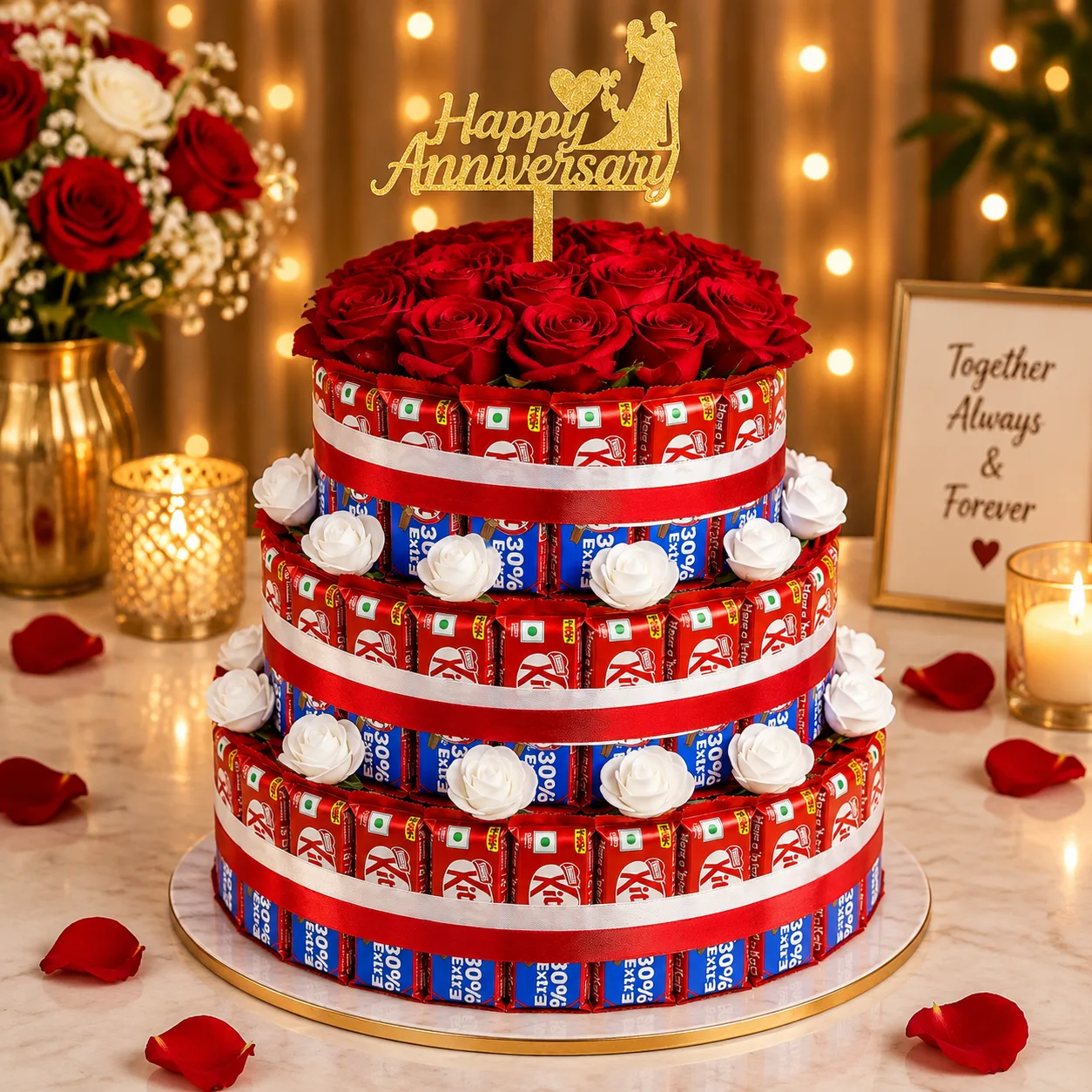 Round Chocolate Tower