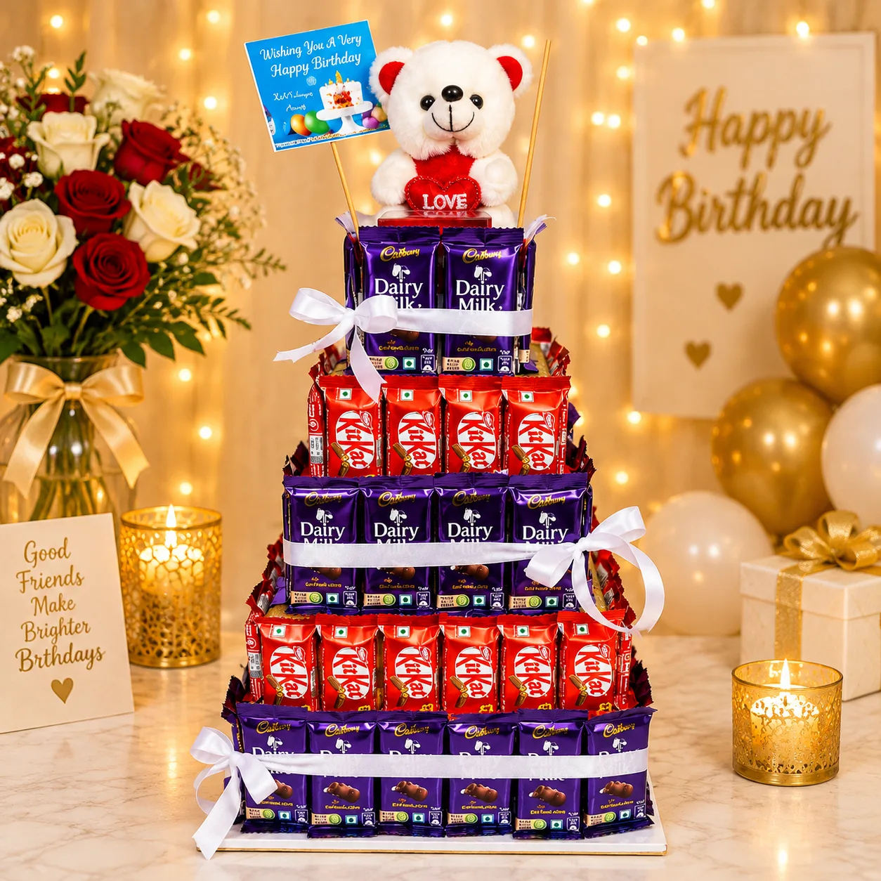 5 tire Chocolate Tower