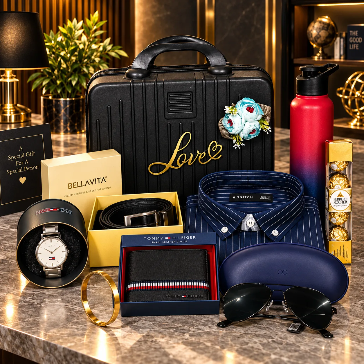 Suitcase Hamper for Him