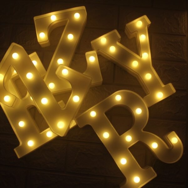 Lightening Name Letter